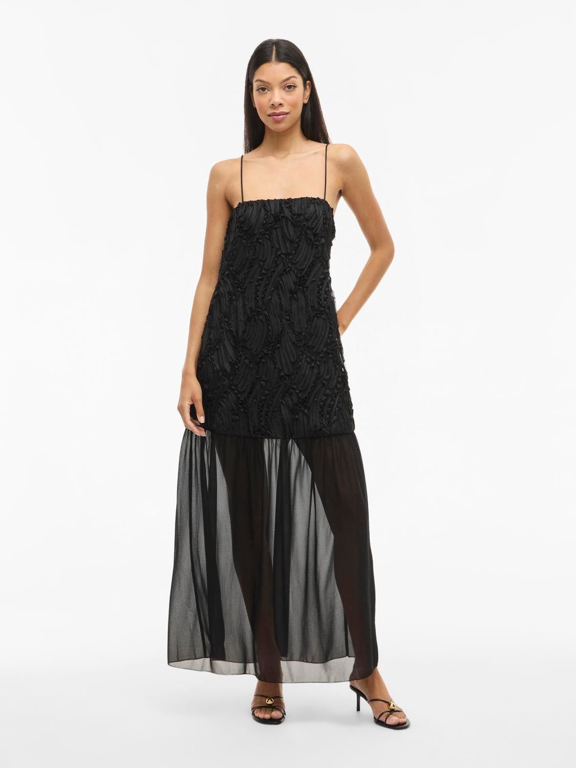 VISILLA Long Dress - Black - VERO MODA & VILA Bergvik